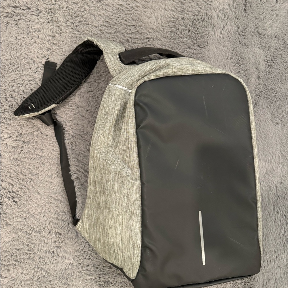 Black and Gray Anti-Theft Backpack